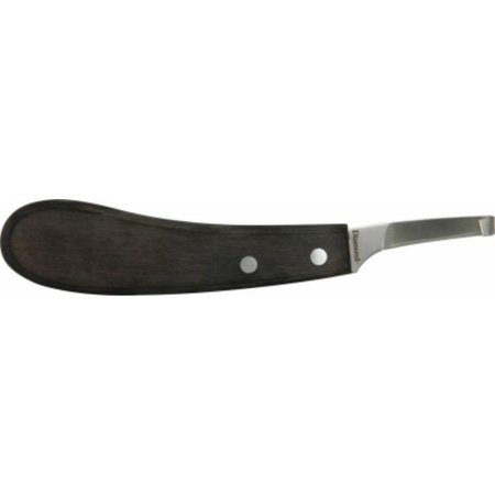 DIAMOND FARRIER Hardwood Handle Narrow Blade Hoof Knife, Left Handed DI571248